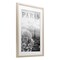 Stupell Industries Paris Postcard in Monochrome Framed Print Under Glass, design by Emily Navas